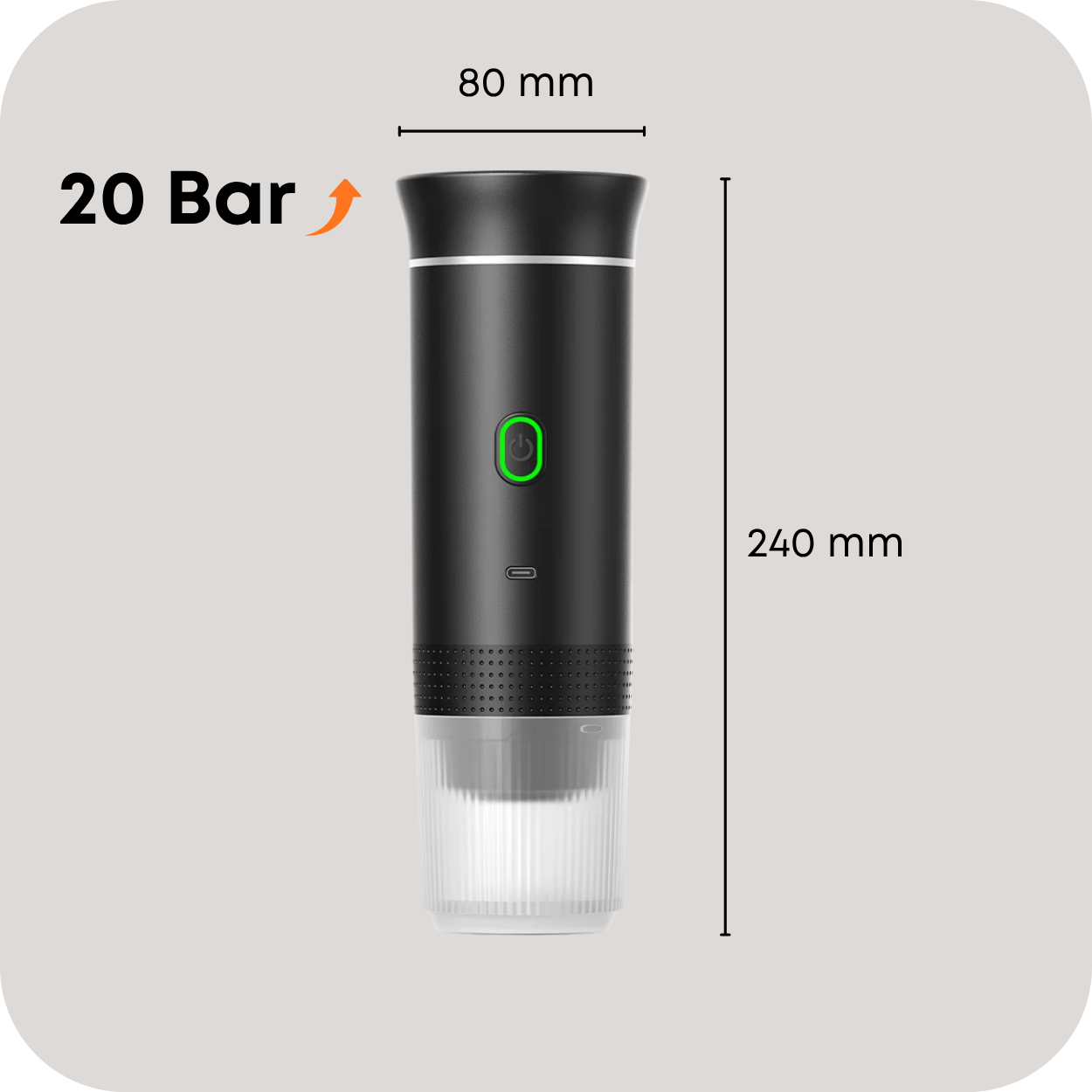 Cafetera Espresso Portátil Inalámbrica