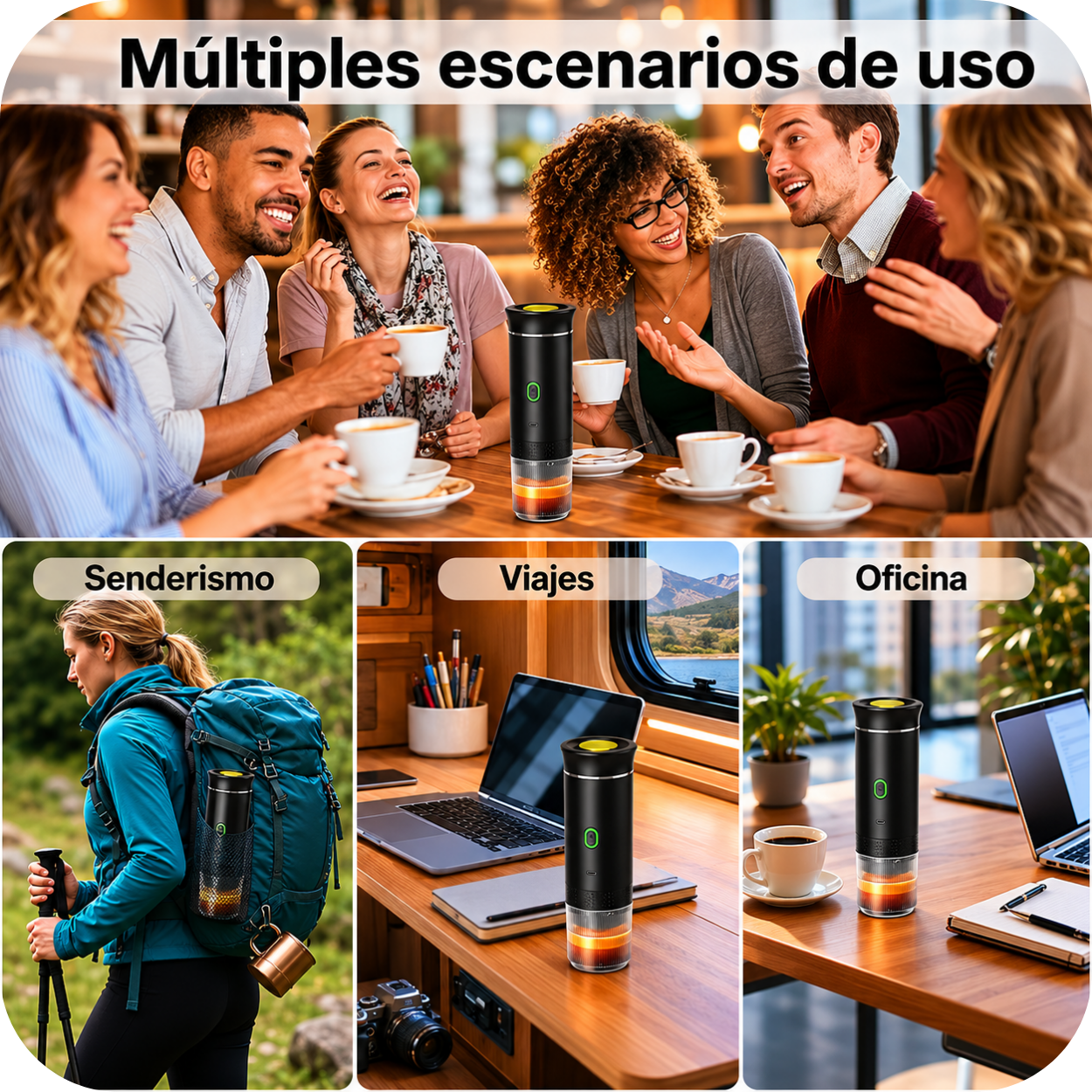 Cafetera Espresso Portátil Inalámbrica