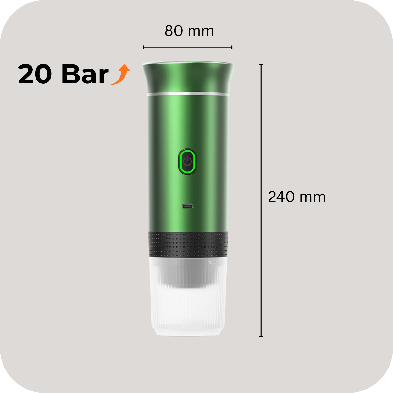Cafetera Espresso Portátil Inalámbrica