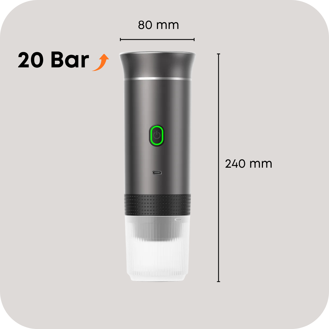 Cafetera Espresso Portátil Inalámbrica