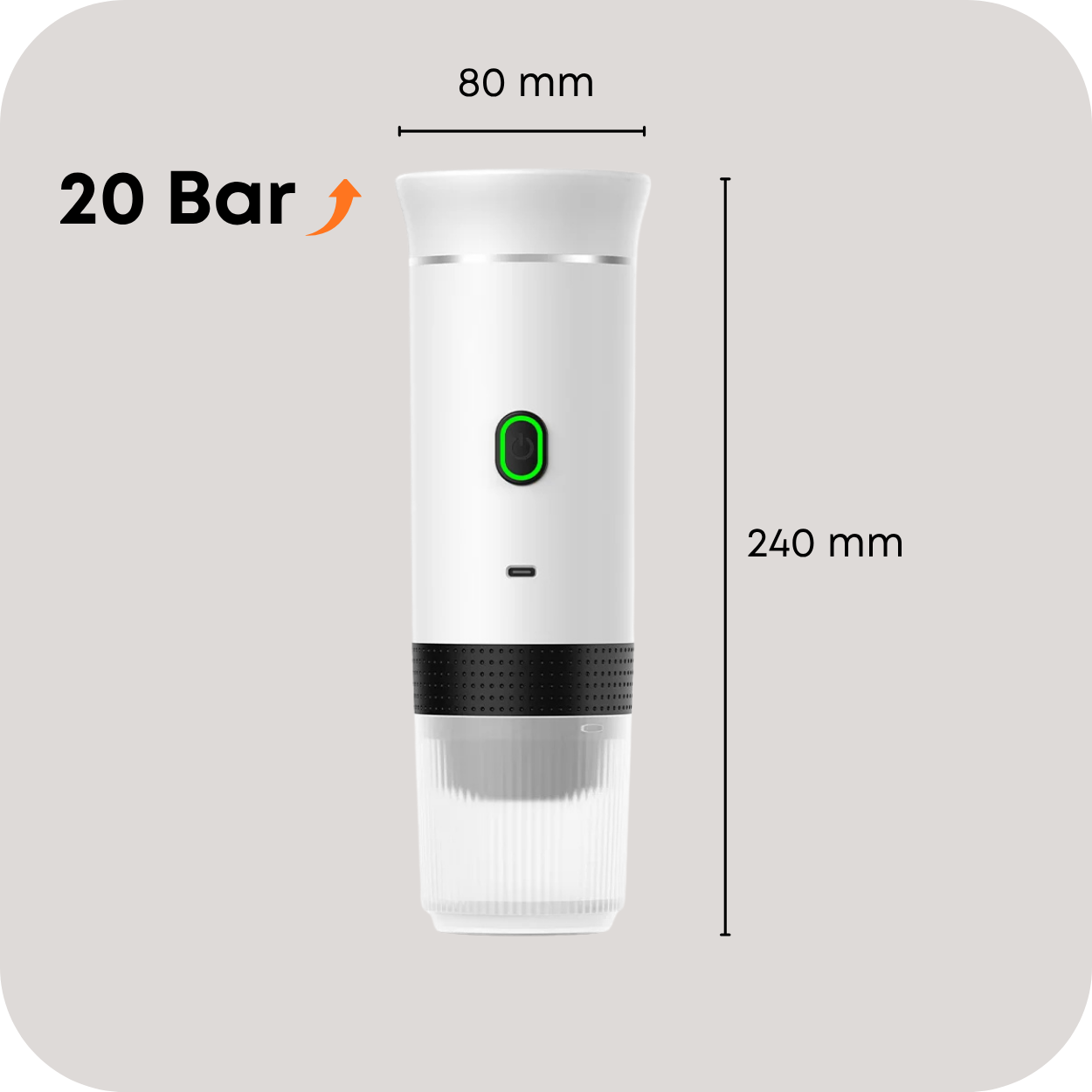Cafetera Espresso Portátil Inalámbrica