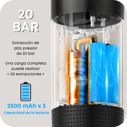 Cafetera Espresso Portátil Inalámbrica